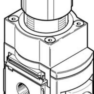 Regolatore pneumatico Festo serie MS, attacco G 1/4, 0.05bar → 0.7bar