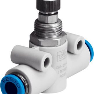 Valvola di rilascio della pressione Festo, serie GR-QS-3, 10bar max, in PA, dimensioni 41.5 x 14mm