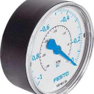 Manometro Festo, -1bar → 0bar max, R 1/8, Ø est. 40mm