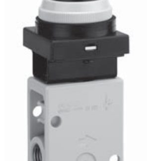 Valvola meccanica SMC, Pneumatic Relay, con Selettore a rotazione, G 1/4