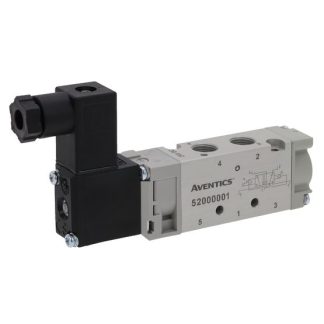 Elettrovalvole per pneumatica EMERSON – ASCO, G 1/8, funzione 5/3 W1, azionamento Pilota/Pilota, 24V cc