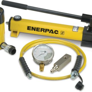 Pompa idraulica manuale Enerpac, Doppia velocità, capacità olio 25t, corsa cilindro 158mm, 700 bar max