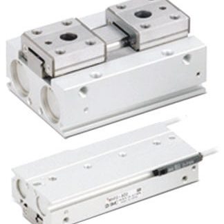 Pinza pneumatica, SMC MHF2-16D, serie MHF2, 2 dita, Doppio effetto, 0,7 MPa max, attacco M5, presa a basso profilo,