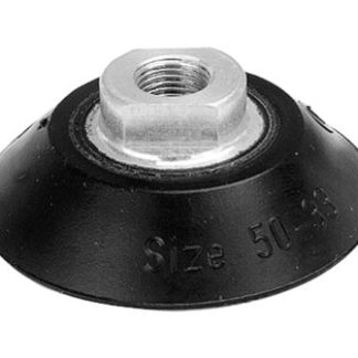 Ventosa EMERSON – AVENTICS 7321000000, piastra piatta, Ø 100mm, forza di tenuta 304N, filettatura 3/8 poll., Gomma
