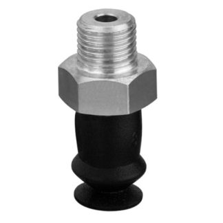 Ventosa EMERSON – AVENTICS 1820415039, piastra a Soffietto, Ø 20mm, forza di tenuta 5.7N, filettatura 1/8 poll., Gomma