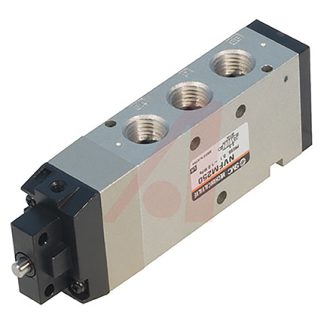 Valvola pneumatica a controllo manuale SMC, 4/2, NPT 1/4