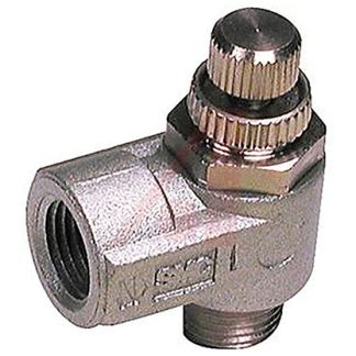Regolatore di velocità SMC serie AS, ingresso NPT 1/8 Maschio