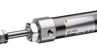 Cilindro pneumatico a stelo SMC NCJ2, Doppio effetto, foro da 3/8poll, corsa 1poll., 0,7 MPa max