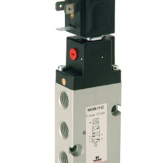 Elettrovalvole per pneumatica Camozzi, G 1/4, funzione 5/2, azionamento Solenoide/Molla