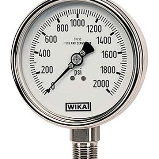 Manometro WIKA → 3000psi max, Ø est. 63mm
