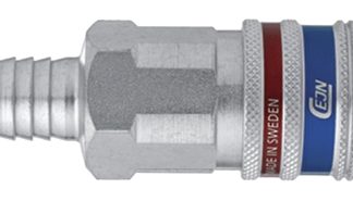 Giunto ad attacco rapido CEJN serie 315 eSafe, Portagomma R 1/4 Maschio, in Ottone, acciaio inox, 16bar max
