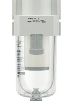 Filtro separatore SMC AFM30-F02-A, attacco G 1/4, flusso tipico 450 L/min, filtrazione 0.3μm