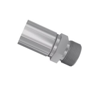 Raccordo tubo flessibile crimpato Parker, connettore A: Tubo flessibile da 1/2 poll., B: UNF 1 1/4 Maschio, in Acciaio