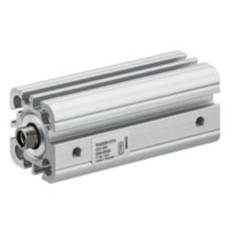 Cilindro pneumatico compatto EMERSON – AVENTICS CCI R422001156, Doppio effetto, foro da 40mm, corsa 15mm, G 1/8, 10 bar