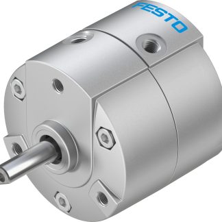 Attuatore rotante pneumatico Festo serie DRVS, Doppio effetto, foro da 12mm, rotazione di 180°, attacco M5, 8 bar max