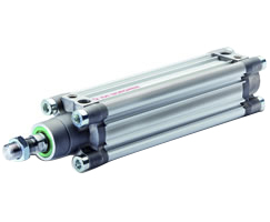 Cilindro pneumatico a stelo Norgren PRA/802000/M, Doppio effetto, foro da 63mm, corsa 125mm, 12 bar max