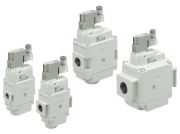 Elettrovalvole per pneumatica SMC, G 3/8, azionamento Valvola di avviamento, 24V cc