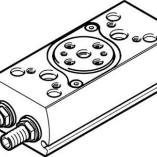 Attuatore rotante pneumatico Festo serie DRRD, Doppio effetto, foro da 12mm, rotazione di ISO8573-1:2010°, attacco M5,