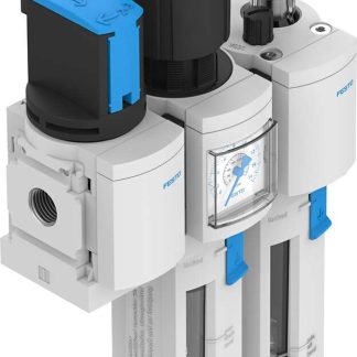 Gruppo FRL Festo MSB4-1/4:C3J1M1-WP, attacco G 1/4, scarico Manuale, filtrazione 40μm