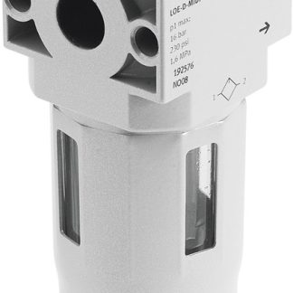 Lubrificatore pneumatico Festo LOE-D-MINI, portata tipica 3L/min, pressione max 16 bar