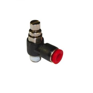 Regolatore di flusso Norgren serie Pneutic C., ingresso tubo 4mm, uscita tubo 4mm
