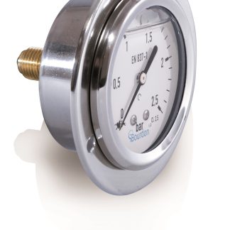 Manometro Bourdon, 0bar → 60bar max, Ø est. 68mm