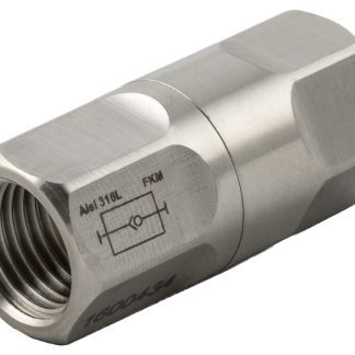 Valvola di non ritorno, RS PRO, serie 66061, ingresso 3/8 in Female, uscita 3/8 poll. femmina, 0.2 → 25bar