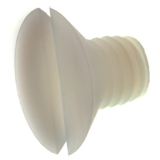 Vite metrica a testa Svasata RS PRO M6, in Nylon, 8.0mm