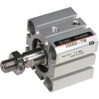 Cilindro pneumatico compatto SMC CQS, Doppio effetto, foro da 25mm, corsa 10mm
