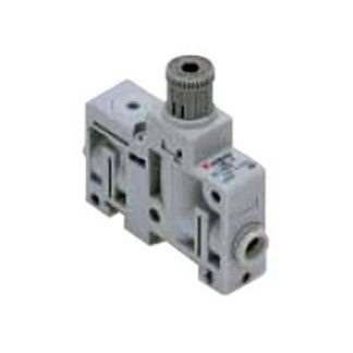 Regolatore pneumatico SMC serie ARM5, attacco M4, 0.5bar → 7bar