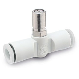 Regolatore di velocità SMC serie AS200, ingresso Femmina 1/8 poll., uscita tubo 6mm