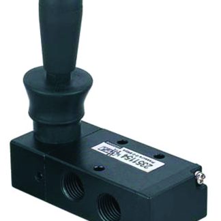 Valvola pneumatica a controllo manuale RS PRO, 5/2, con Manuale, G 1/4