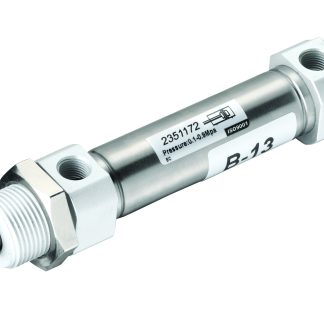 Cilindro conforme allo standard ISO RS PRO IAC, Doppio effetto, foro da 16mm, corsa 25mm