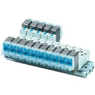 Manifold SMC SS5YJ5-20-05-00F-Q, 5 stazioni, filettatura G 1/8