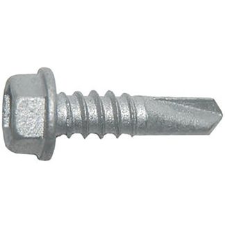 Vite autoforante RS PRO in Acciaio Zincato, L. 14 X 5 Unslotted Hex Washer Teks 3poll.