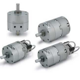 Attuatore rotante pneumatico SMC, Doppio effetto, foro da 30mm, rotazione di 180°, 7 bar max