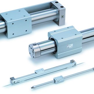 Cilindro pneumatico senza stelo SMC, serie CY3R, Doppio effetto, foro da 32mm, corsa 650mm, 7 bar max