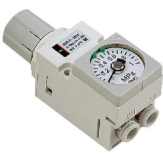 Regolatore pneumatico SMC serie ARM, attacco 8 Dia. mm, 0.5bar → 7bar