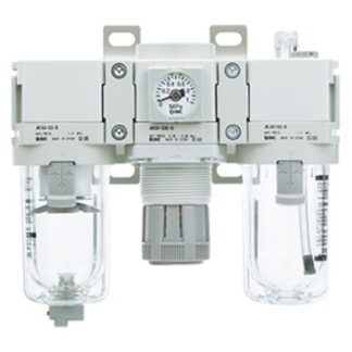Gruppo FRL SMC AC20-F01E-D, attacco G 1/8, scarico Nessuno, filtrazione 5μm