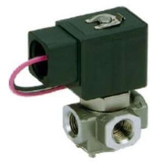 Elettrovalvole per pneumatica SMC, G 1/4, funzione Direct Operated 3 Port Solenoid Valve, azionamento Solenoide