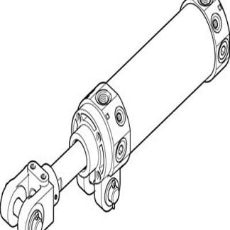 Cilindro pneumatico a stelo Festo DW 558112, Doppio effetto, foro da 63mm, corsa 50mm