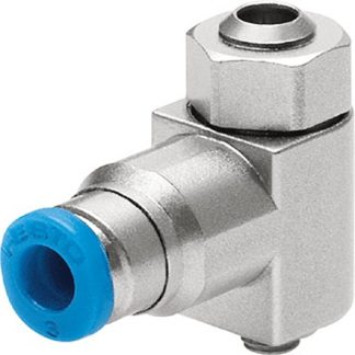 Valvola di controllo pneumatica Festo, Exhaust Air One Way Flow Control, con Manuale, Metrico M3