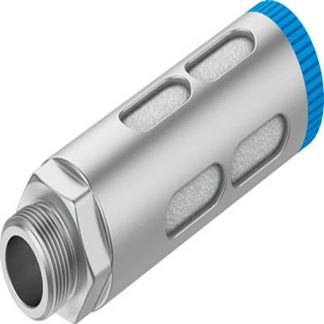 Silenziatore pneumatico Festo, serie GRU, ingresso G 3/8 Maschio, tubo da G 3/8, 10bar max, in Alluminio pressofuso
