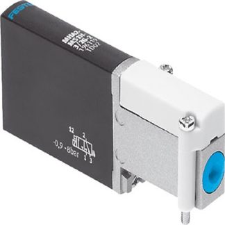 Elettrovalvola a Solenoide Festo, funzione 3/2, Closed, Monostable, azionamento Elettrico, 24V cc