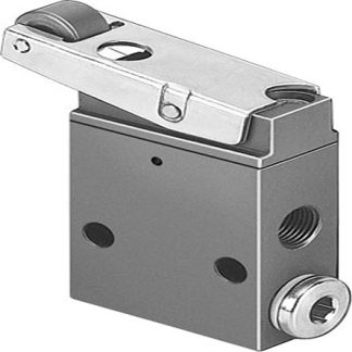 Valvola meccanica Festo, 3/2 Way Valve, Monostable, con Leva a rotella, G 1/8