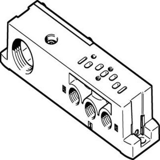 Base sub Festo VABS-S4-2S-G18-B-R3-EX1E, Alluminio