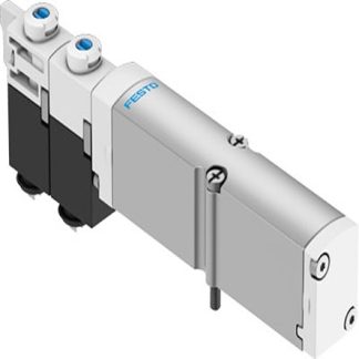 Elettrovalvola a Solenoide Festo, funzione 2x3/2, Closed, Monostable, azionamento Elettrico, 24V cc