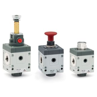 Valvola pneumatica a controllo manuale Camozzi, 3/2 Way, con Manuale, G 1/4