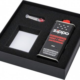 ZIPPO Geschenkset ohne Feuerzeug mit KS-Deckel