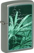 ZIPPO Sage color THC Cannabis 60007257